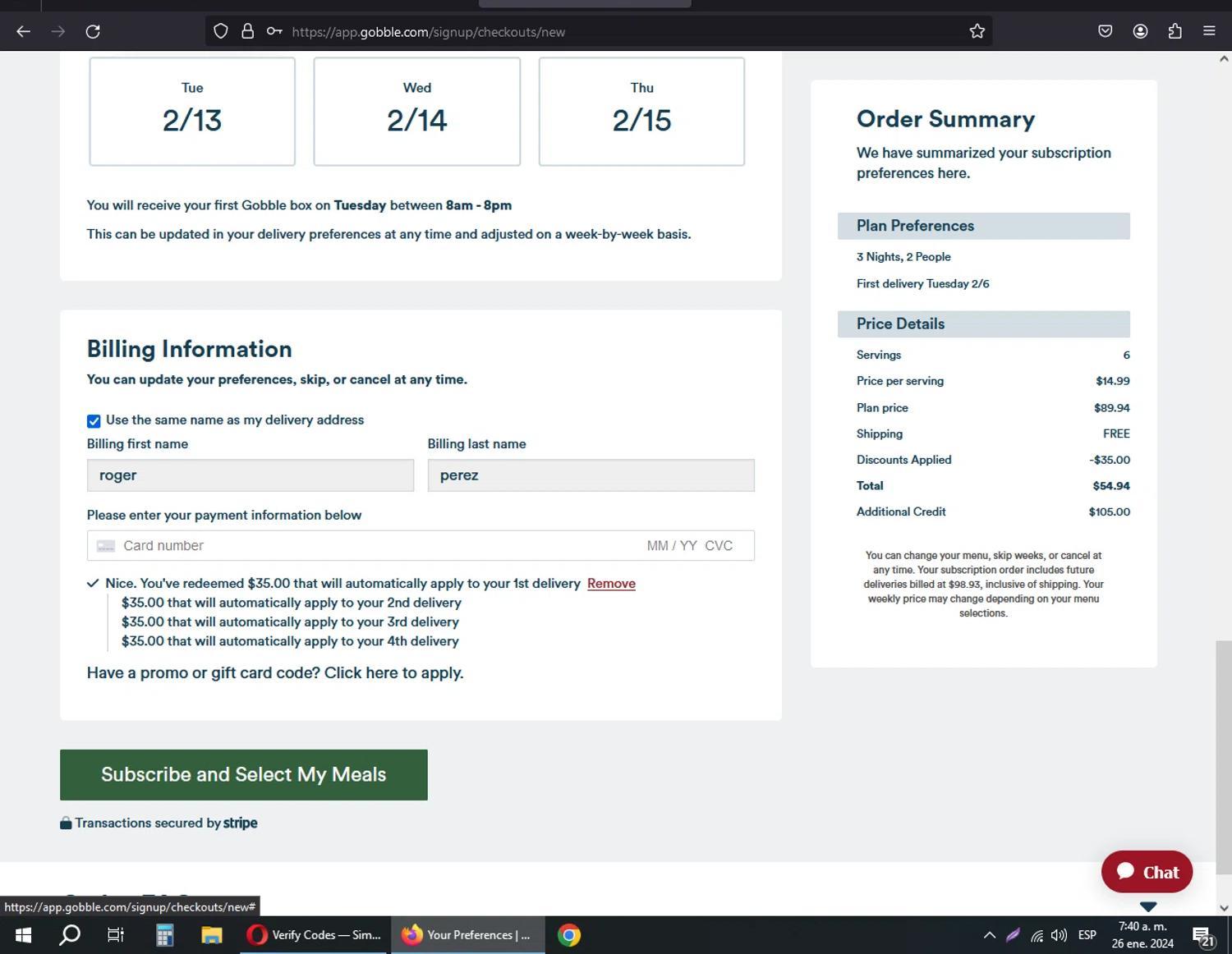 How to apply Gobble coupon code